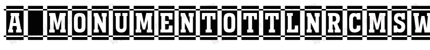 a_MonumentoTtlNrCmSw Bold字体转换